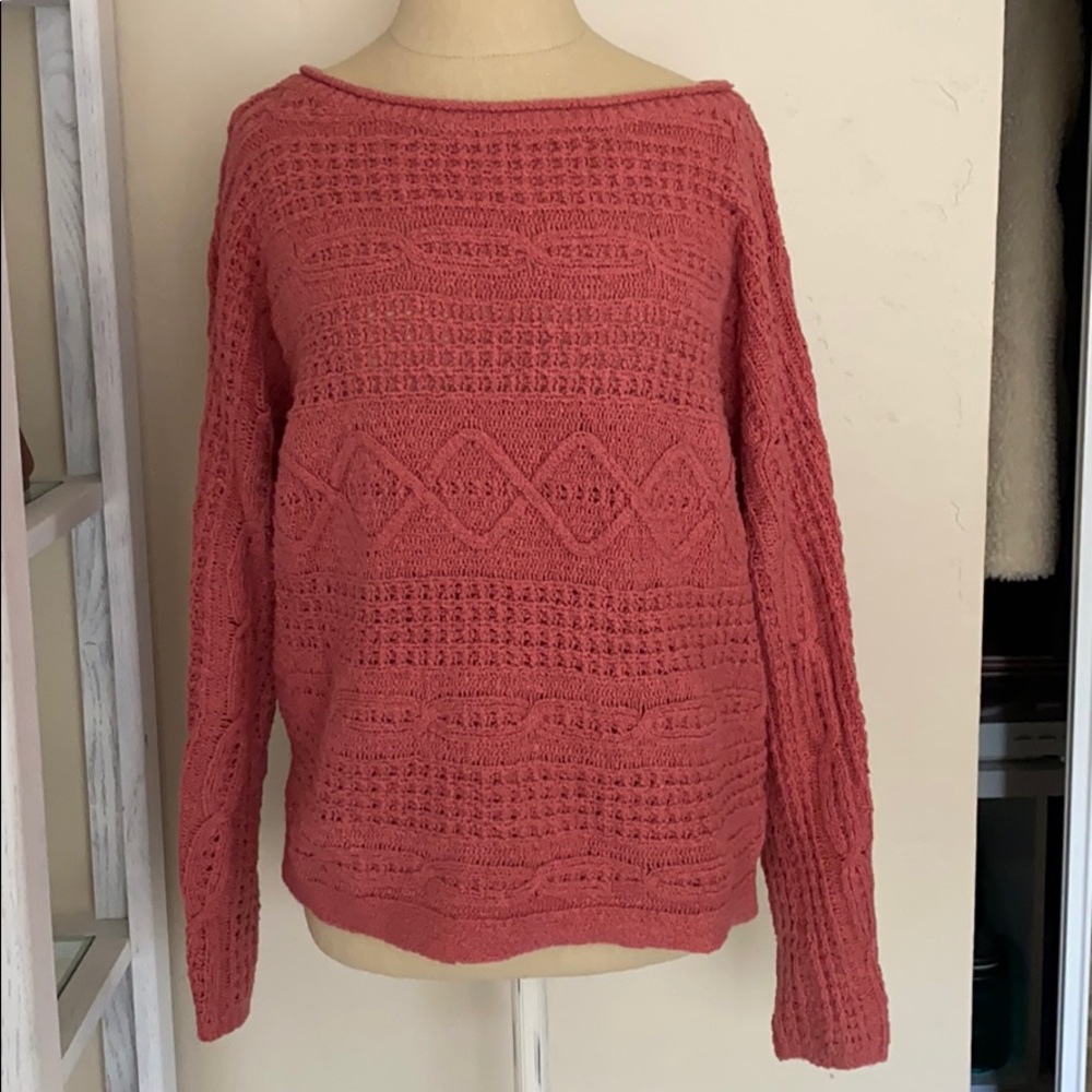 boat neck sweater